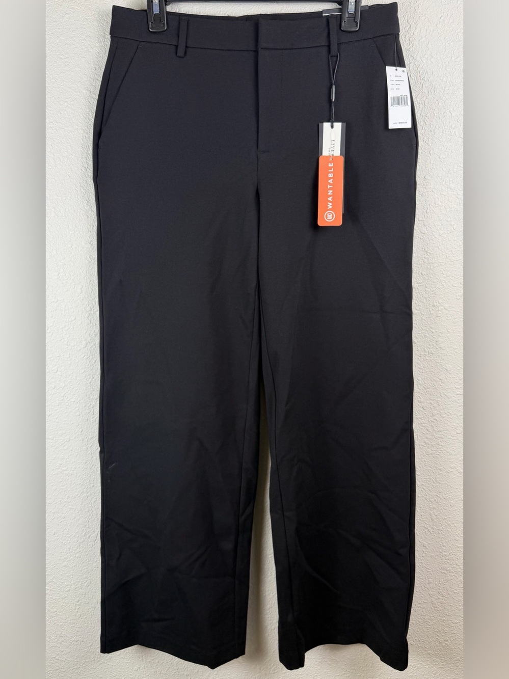 Liverpool Kelsey Wide Leg Trouser Womens 8/29 Black Ponte Pants NWT $109